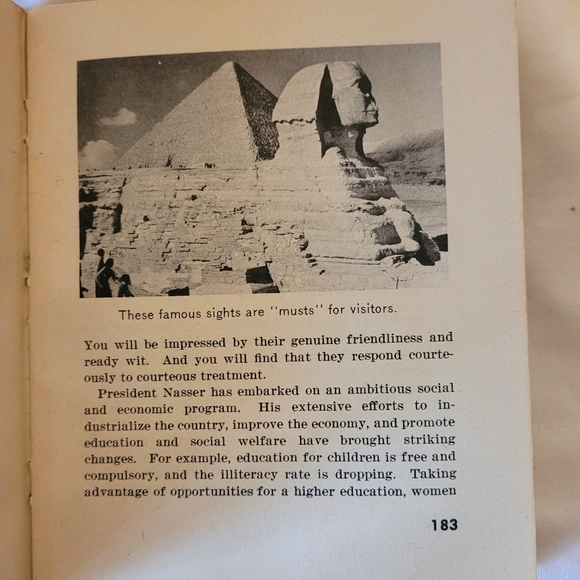 Vintage, A Pocket Guide To The Middle East, 1957, DOD Army Travel Guide - Picture 6 of 8